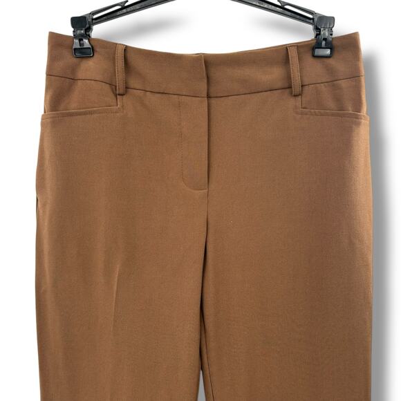 NWT BCX Brown Pants Size 5 Straight Leg Trousers Dress Pants Office Work Wear - Picture 2 of 7